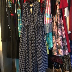 Lindy Bop cute & classy polka dot dress M
